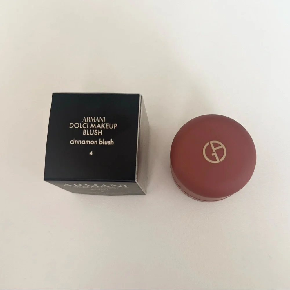 NEW Armani Beauty Dolci Blush Smoothing Cream to Powder Soft Matte Balm Makeup